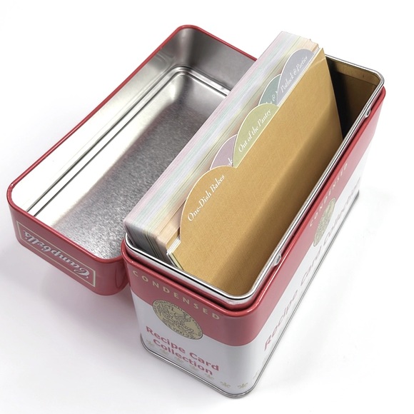 Campbells | Kitchen | New Campbells Metal Recipe Cards Collection Tin ...
